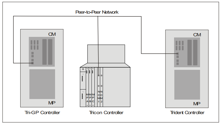 Basic Triconex Peer-to-Peer Network